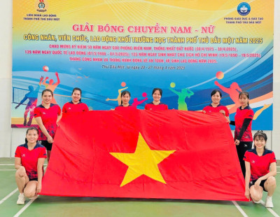 GIẢI THI ĐẤU BÓNG CHUYỀN NAM- NỮ CÔNG NHÂN, VIÊN CHỨC, LAO ĐỘNG KHỐI TRƯỜNG HỌC THÀNH PHỐ THỦ DẦU MỘT NĂM 2025.