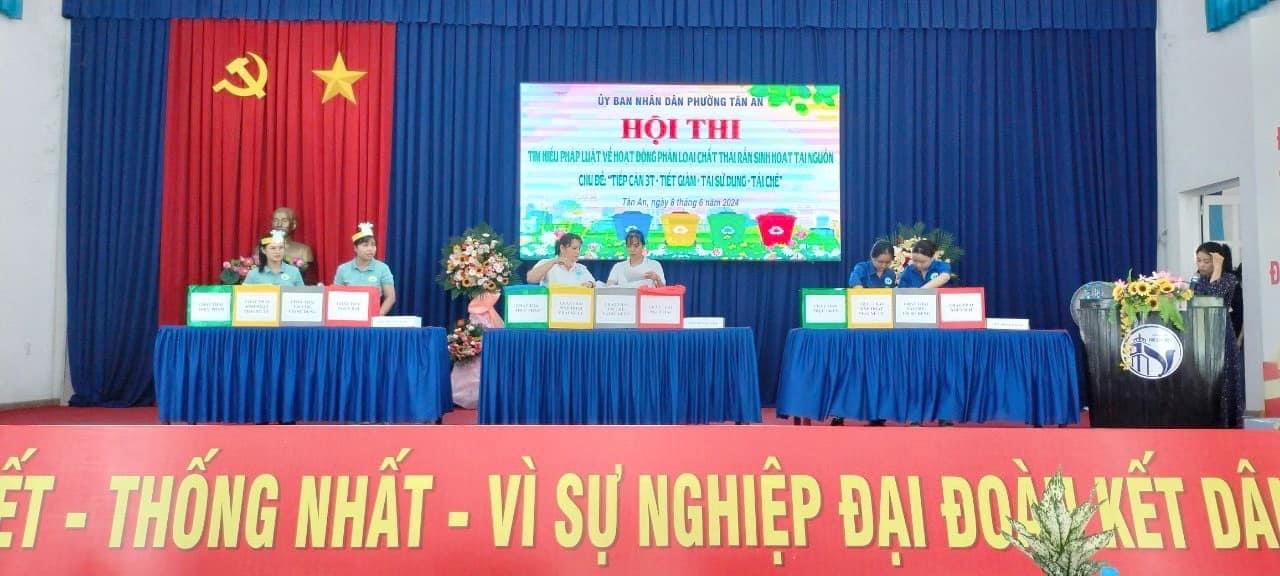 CUỘC THI TÌM HIÊU PHÁP LUẬT VỀ PHÂN LOẠI CHẤT THẢI RẮN SINH HOẠT TẠI NGUỒN VỚI CHỦ ĐỀ " TIẾP CẬN 3 T- TIẾT GIẢM-TÁI SỬ DỤNG- TÁI CHẾ"