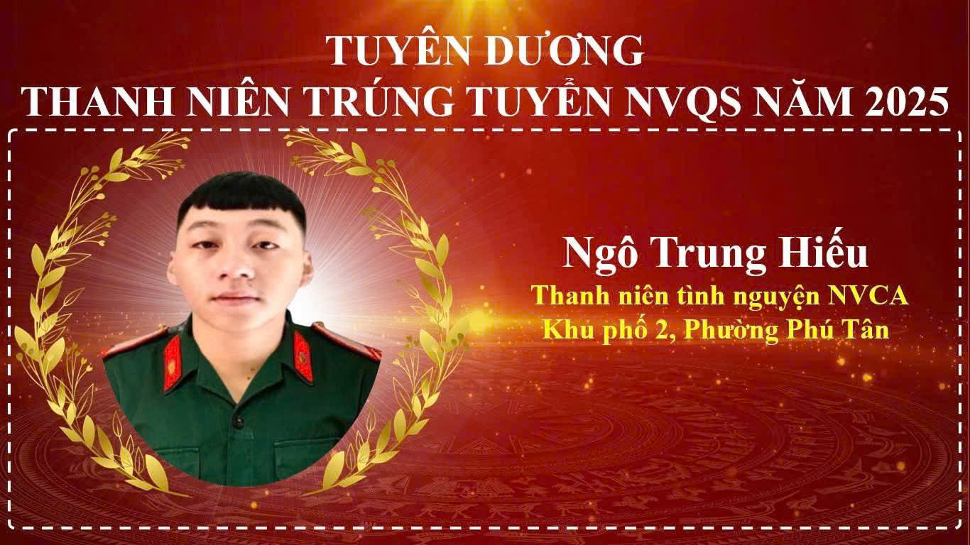 NHỮNG THANH NIÊN ƯU TÚ TRÚNG TUYỂN NGHĨA VỤ QUÂN SỰ NĂM 2025